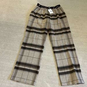 Anine Bing plaid Karina pant, sz L